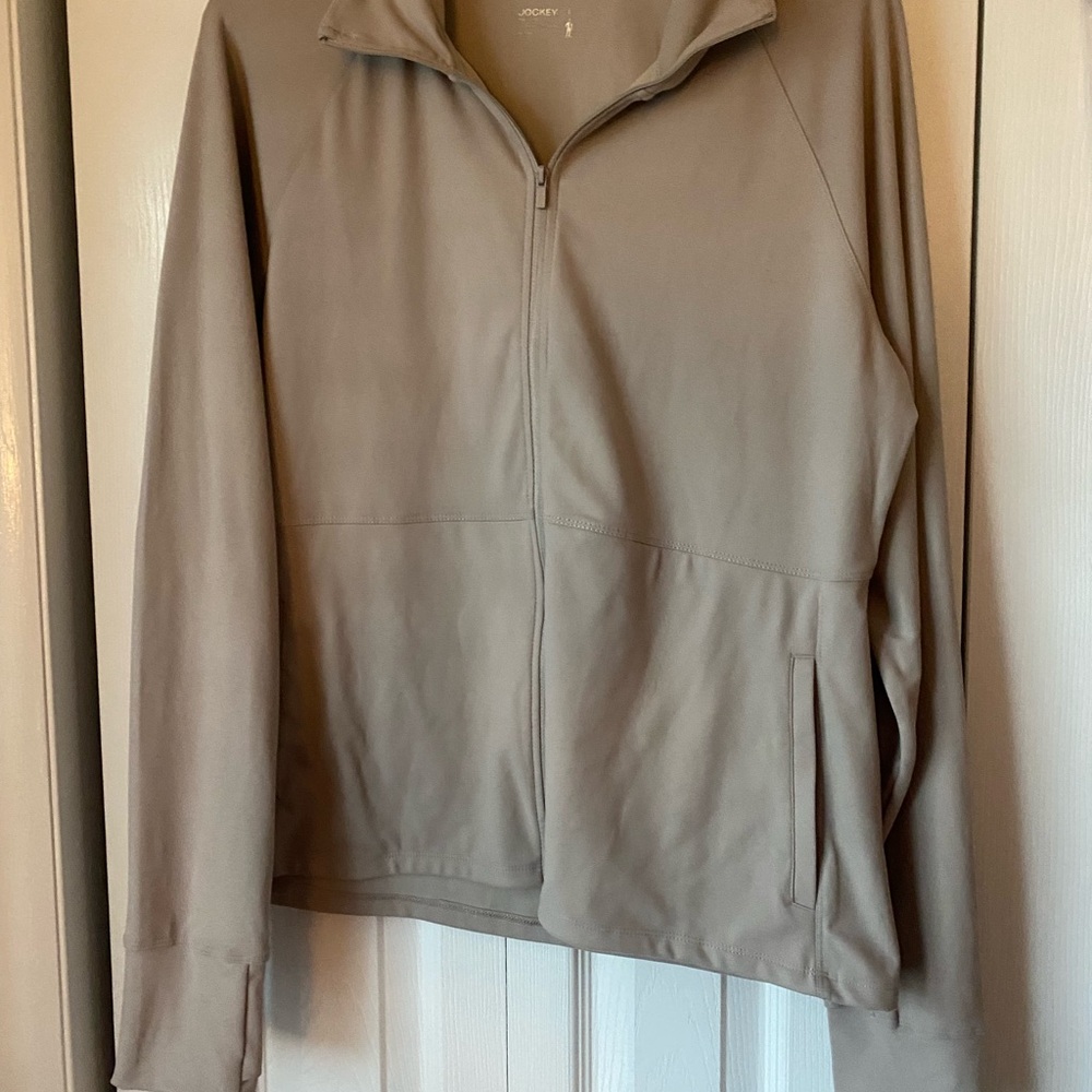 Women’s Jockey Lounge Zip Jacket - size Large, excellent condition - worn once